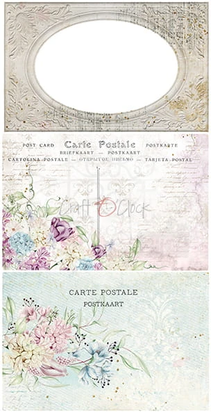 Zestaw papierów bazowych Spring Charm CC-F27-SCH-09 Craft O'Clock