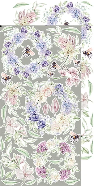 Zestaw dodatków Spring Charm - Kwiaty CC-F27-SCH-10 Craft O'Clock