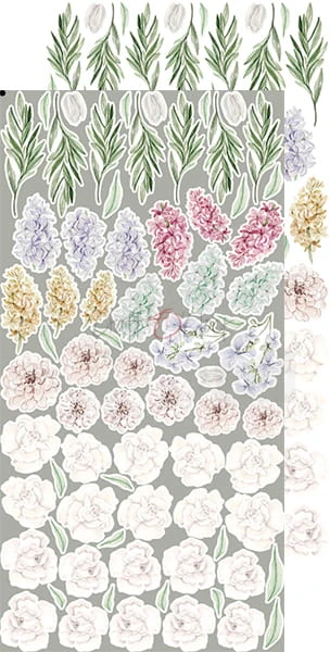 Zestaw dodatków Spring Charm - Kwiaty CC-F27-SCH-10 Craft O'Clock