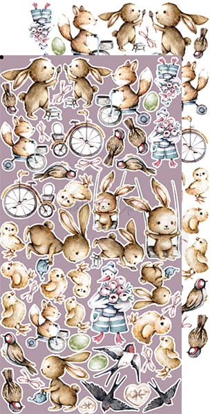 Zestaw dodatków Spring Charm - Wiosna CC-F27-SCH-11 Craft O'Clock