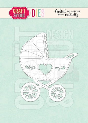 Wykrojnik Stroller Wózek CW043 Craft&amp;You Design