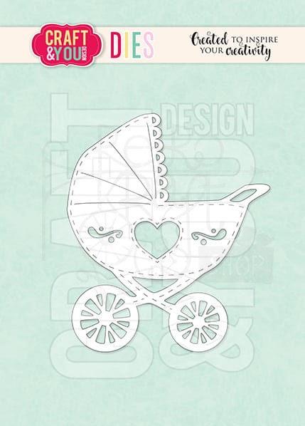 Wykrojnik Stroller Wózek CW043 Craft&amp;You Design