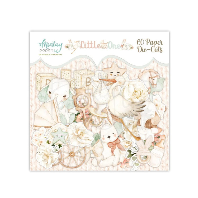 Ozdoby kształty tekturowe Die Cuts Little One MT-LTO-LSC Mintay