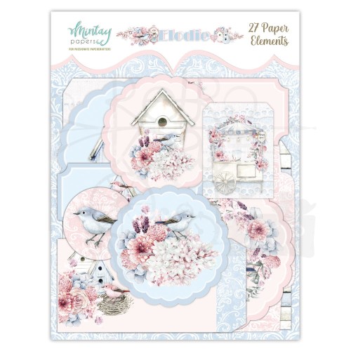 Ozdoby kształty tekturowe Die Cuts Koperty i tagi Elodie MT-ELO-LSCE Mintay