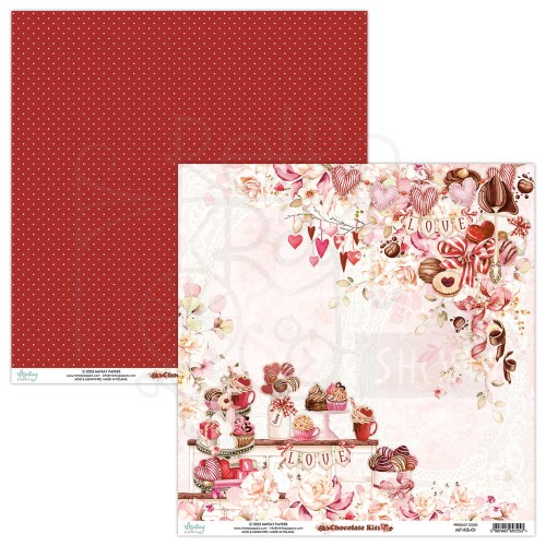 Zestaw papierów 30x30 Chocolate Kiss MT-KIS-07 Mintay