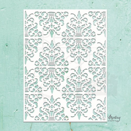 Szablon maska 15x20 Damask MTK-STEN-09 Mintay Kreativa