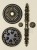 Foremka silikonowa 20x13 Rozety - LaBlanche