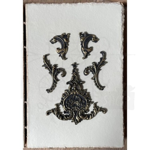Foremka silikonowa 20x13 Ornament Rokoko 1 - LaBlanche