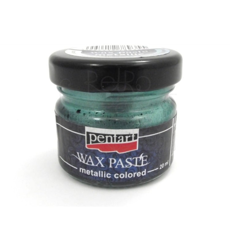 Pasta woskowa turkus metaliczna 20ml 26684 Pentart
