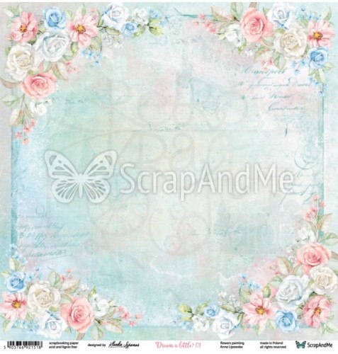 Papier Dream a little 01/02 DAL-01/02/14 ScrapAndMe