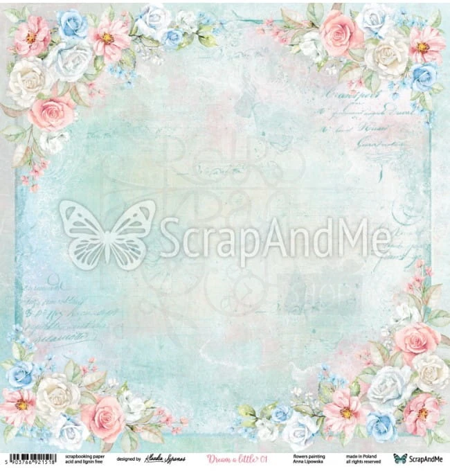Papier Dream a little 01/02 DAL-01/02/14 ScrapAndMe