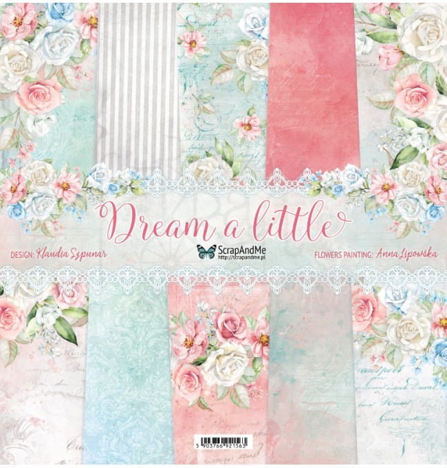 Zestaw papierów 30x30 Dream a little DAL-11 ScrapAndMe