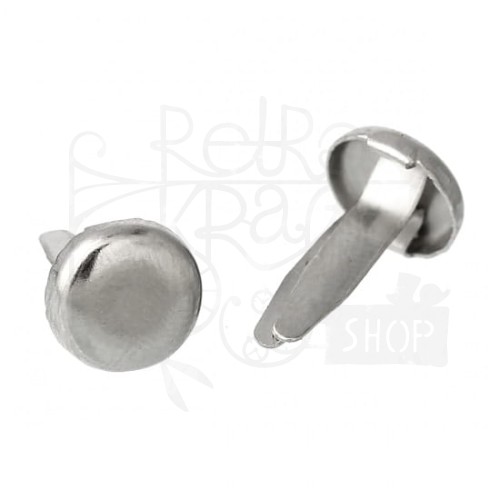 Ćwiek metalowy 17x8mm - antyczne srebro