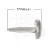 Ćwiek metalowy 17x8mm - antyczne srebro