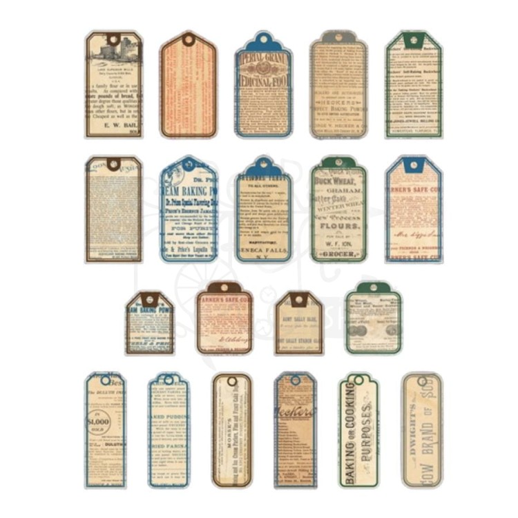 Naklejki do scrapbookingu i art journalingu - tagi