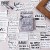 Naklejki do scrapbookingu i art journalingu - sentencje - czarno białe
