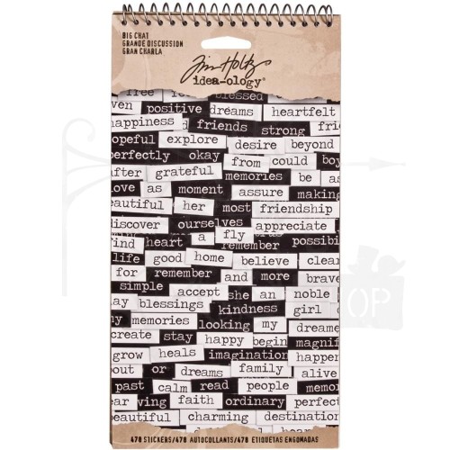 Naklejki Big Chat Tim Holtz