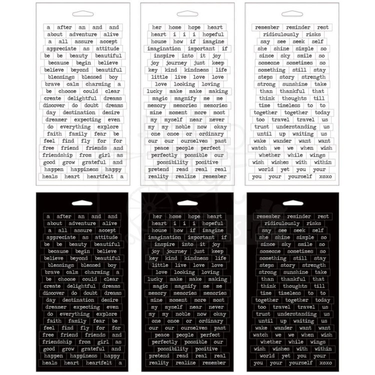 Naklejki Big Chat Tim Holtz