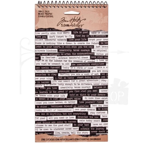 Naklejki Idea-Ology Spiral Bound Sticker Small Talk TH93193 Tim Holtz