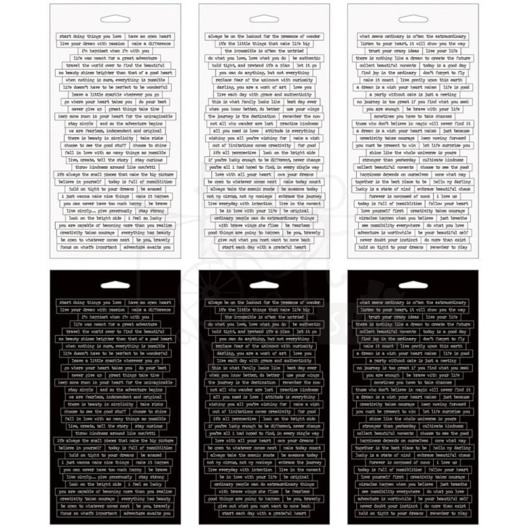 Naklejki Idea-Ology Spiral Bound Sticker Small Talk TH93193 Tim Holtz