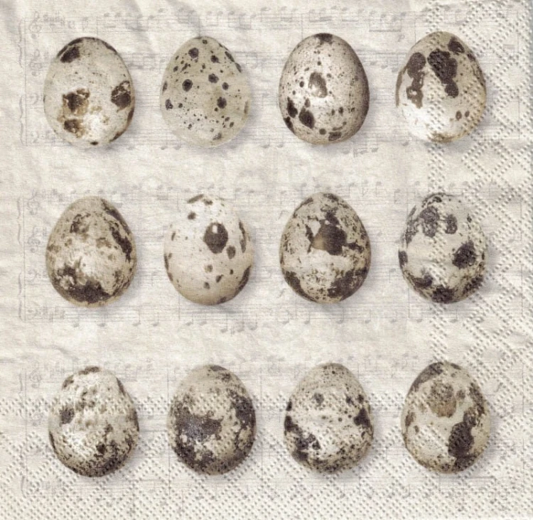 Serwetka 33x33 - Nakrapiane jajka