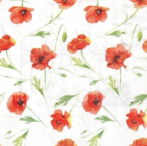 Serwetka 33x33 - Maki