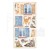 Zestaw papierów z elementami do wycięcia 15x30 Welcome Home SBBV21 Stamperia