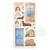Zestaw papierów z elementami do wycięcia 15x30 Welcome Home SBBV21 Stamperia