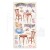 Zestaw papierów z elementami do wycięcia 15x30 Welcome Home SBBV21 Stamperia