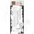 Szablon maska 12x25cm Welcome Home Borders KSTDL79 Stamperia