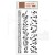 Szablon maska 12x25cm Welcome Home Nature KSTDL77 Stamperia