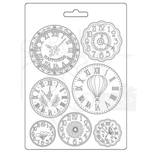 Foremka tekstura A5 Welcome Home Clocks K3PTA5644 Stamperia