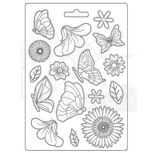 Foremka tekstura A5 Welcome Home Butterfly K3PTA5641 Stamperia