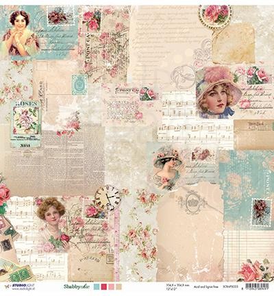Papier 30x30 Shabby Chic SCRAPSC03 StudioLight