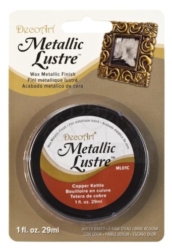 Wosk metaliczny Metallic Lustre Wax copper kettle 29ml ML01C DecoArt