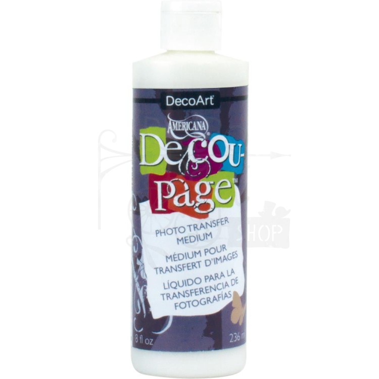 Preparat do transferu Decoupage Photo Transfer 236ml DS112 DecoArt