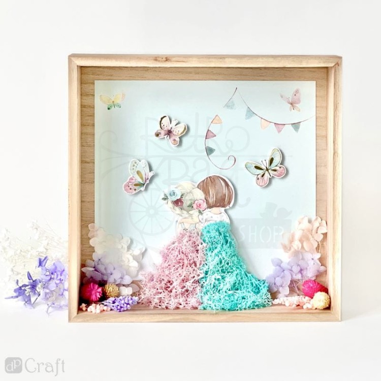 Naklejki - boho butterflies 22szt DPNK-135 dpCraft