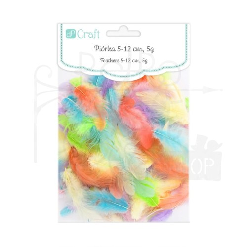 Piórka 5-12cm 5g pastel CEPI-103 dpCraft