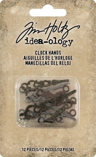 Ozdoby metalowe wskazówki Clock Hands TH93693 Tim Holtz