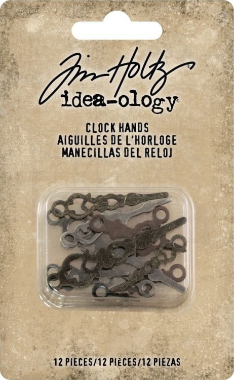 Ozdoby metalowe wskazówki Clock Hands TH93693 Tim Holtz