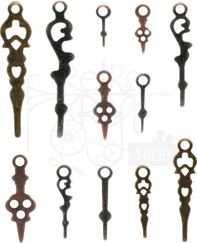 Ozdoby metalowe wskazówki Clock Hands TH93693 Tim Holtz