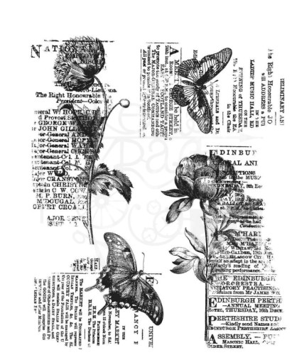 Stempel gumowy kauczukowy Botanic Elements CMS447 Tim Holtz Stampers Anonymous