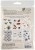 Rub-on transfer 15x20cm Curators Meadow 6 arkuszy CM36691 49 and Market