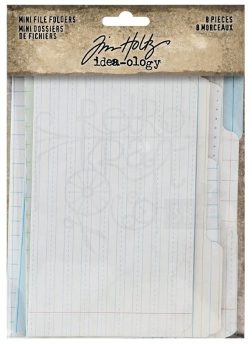 Idea-Ology Mini File Folders TH94232 Tim Holtz