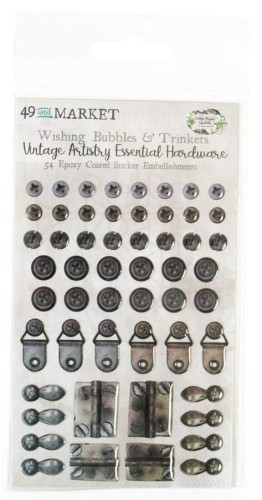 Naklejki epoksydowe Bubbles &amp; Trinkets 54szt VAE34956 49 and Market