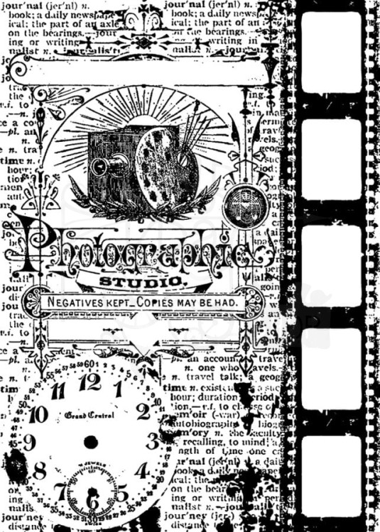 Stempel gumowy kauczukowy Photograph COM019 Tim Holtz
