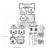 Decor Transfers Midi French Labels 3 arkusze 659233 Prima