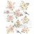 Papier ryżowy A4 kwiaty pastelowe shabby chic 0518 ABstudio
