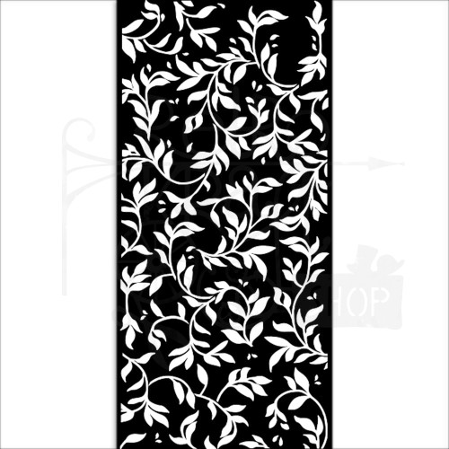 Szablon maska 12x25cm Welcome Home Leaf Pattern Listki KSTDL75 Stamperia