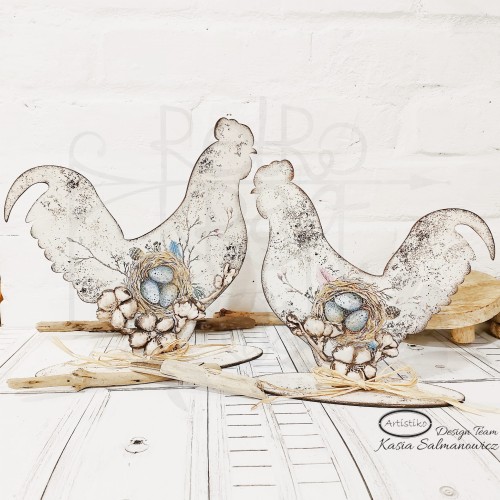 Kogut 2 średni - baza HDF Artistiko